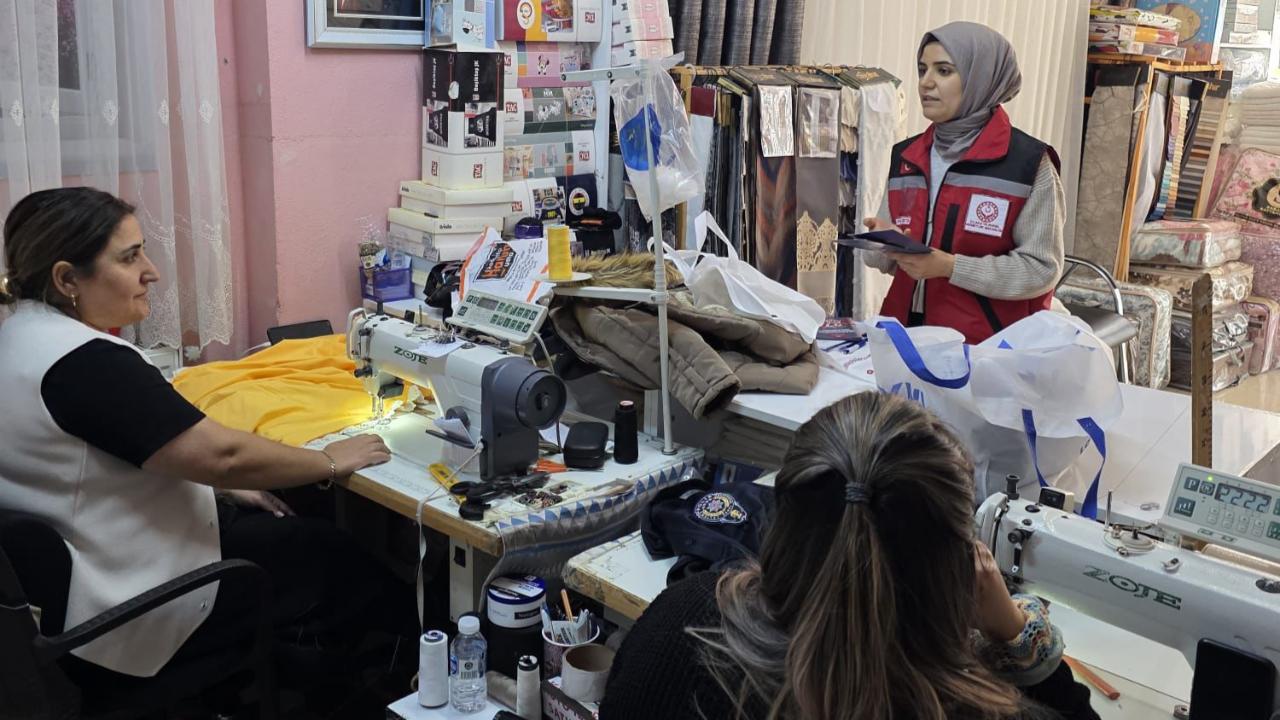 Şiddete karşı farkındalık için sahadalar