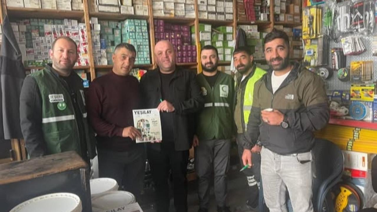 Yeşilay Ardahan Şubesinden muhtarlara ziyaret