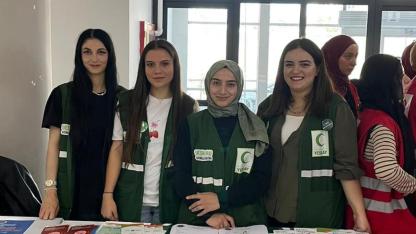 Yeşilay'dan Kampüste farkındalık standı