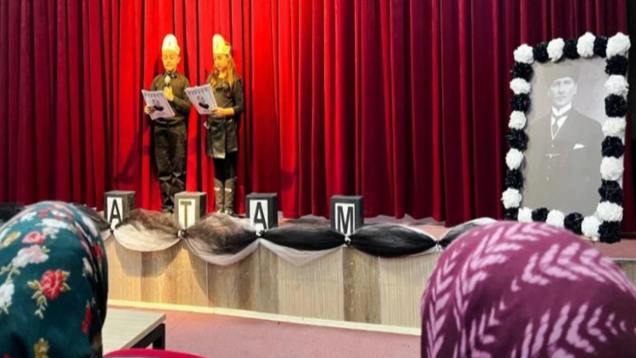 23 Şubat ilkokulu öğrencileri ATA’yı yad etti