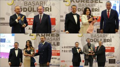 “5. Küresel Başarı Ödülleri” ve “İsmail Gaspıralı Onur Ödülleri” Alanya’da Sahiplerini Buldu