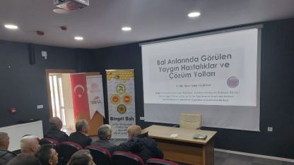 Bingöl’de arıcılara seminer verildi