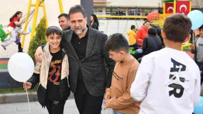 Şelale Evler Parkı hizmete girdi