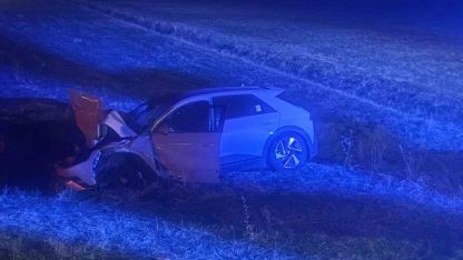 Muş’ta otomobil yola çıkan ineğe çarptı