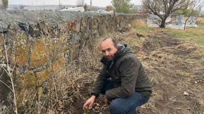 Kars’ta muhtardan örnek davranış: Kayaköprü köyünde fidanlar toprakla buluştu
