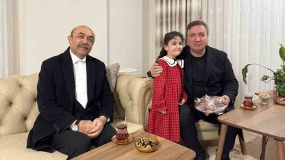 Bir çocuğun samimiyeti: Vali Aydoğdu Beyza’nın misafiri oldu