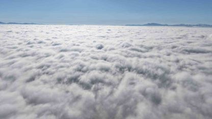 Elazığ’da bulutların görsel şöleni