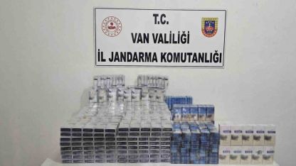 Van’da 2 bin paket kaçak sigara ele geçirildi