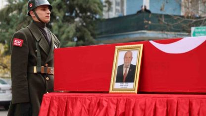 95 yaşındaki Kore gazisi düzenlenen törenle son yolculuğuna uğurlandı