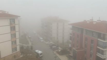 Elazığ’ın yüksek kesimlerde sis etkili oldu