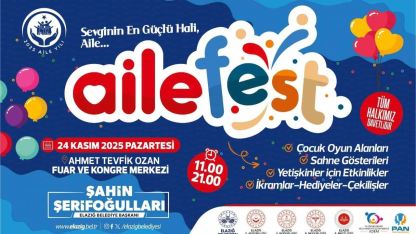 Elazığ’da ‘Aile Festivali’ düzenlenecek