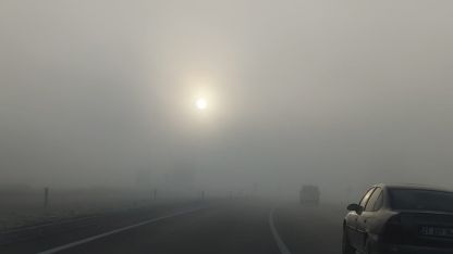 Bingöl’de yoğun sis: Görüş mesafesi 10 metreye düştü