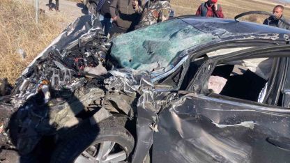 Aşkale’de trafik kazası: 2 yaralı