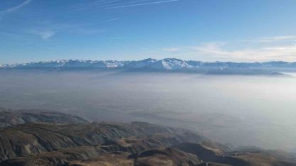 Erzincan’da kış masalı: Kar, güneş ve sis şehri kartpostala çevirdi