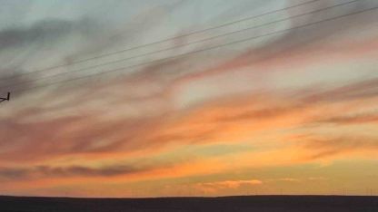 Ardahan’da gün doğumu mest etti