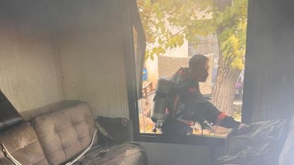 Malatya’da konteyner yangını