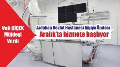 Anjiyo Ünitesi için geri sayım başladı
