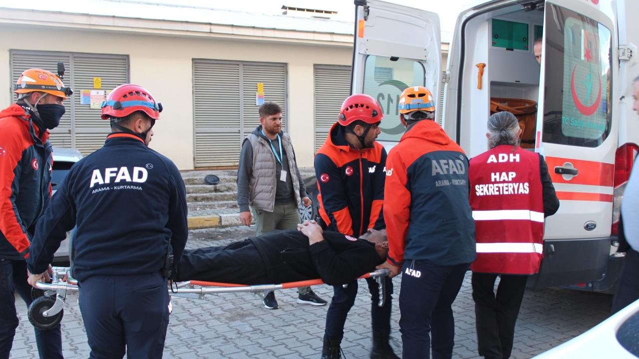 Ardahan Devlet Hastanesi’nde tatbikat gerçeğini aratmadı