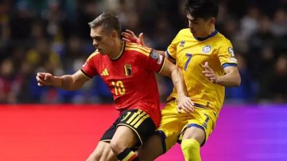 Belçika Kazakistan'a takıldı, Dünya Kupası bileti son maça kaldı