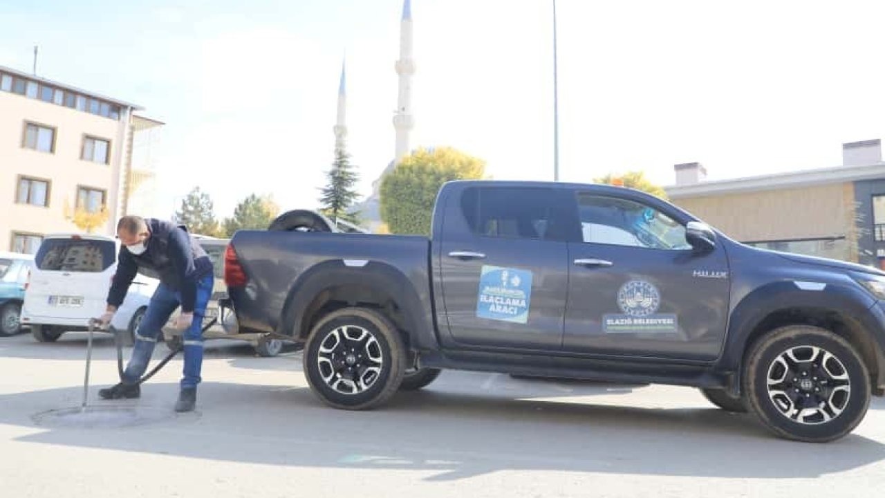 Elazığ’da ilaçlama çalışmaları sürüyor