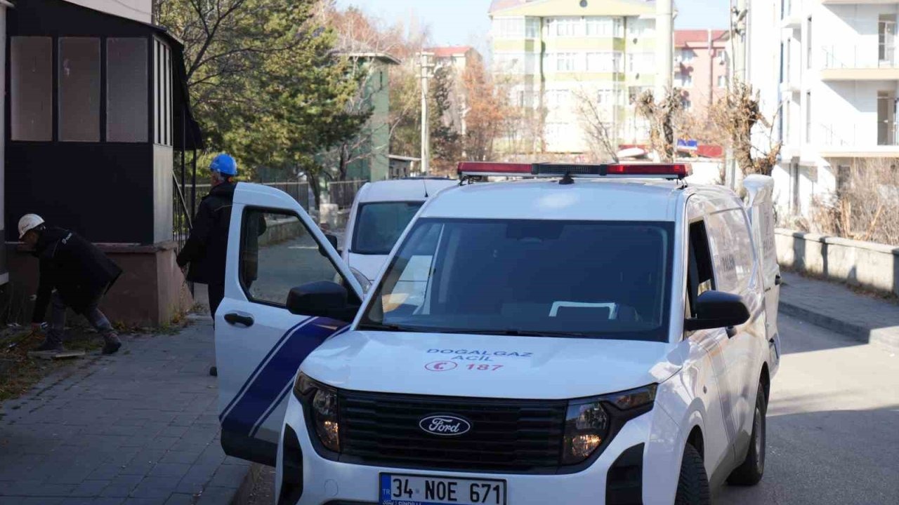 Erzurum’da doğal gaz paniği