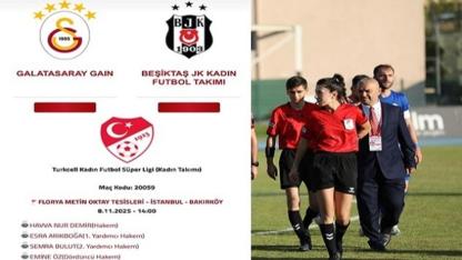 Galatasaray – Beşiktaş Derbisini Ardahanlı hakem yönetecek