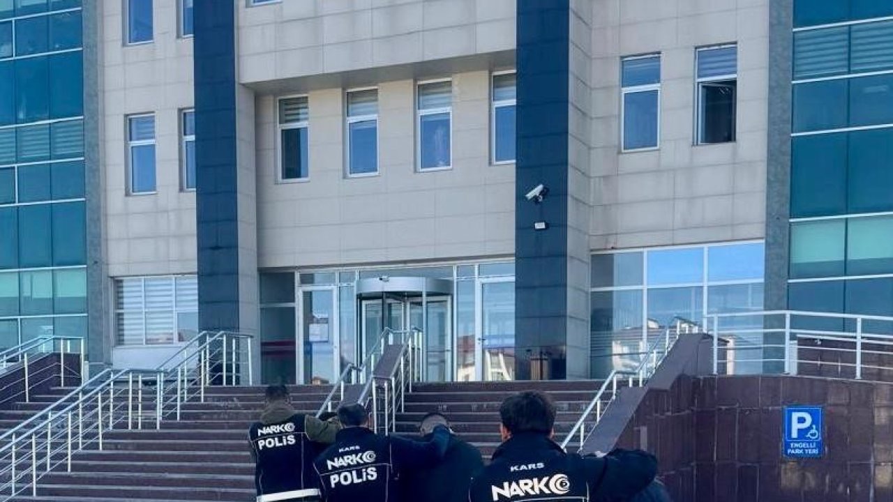 Kars’ta bir aparta uyuşturucu operasyonu