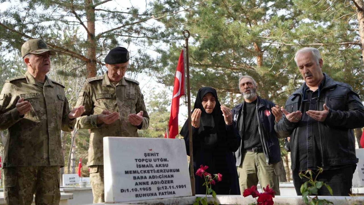 Şehidin silah arkadaşlarının 34 yıllık örnek vefası