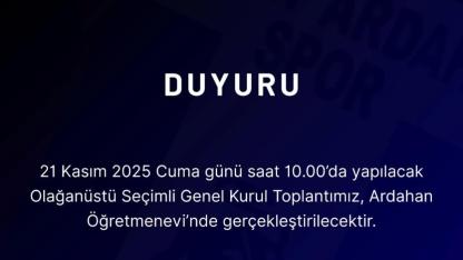 Serhat Ardahanspor’dan Genel Kurul çağrısı