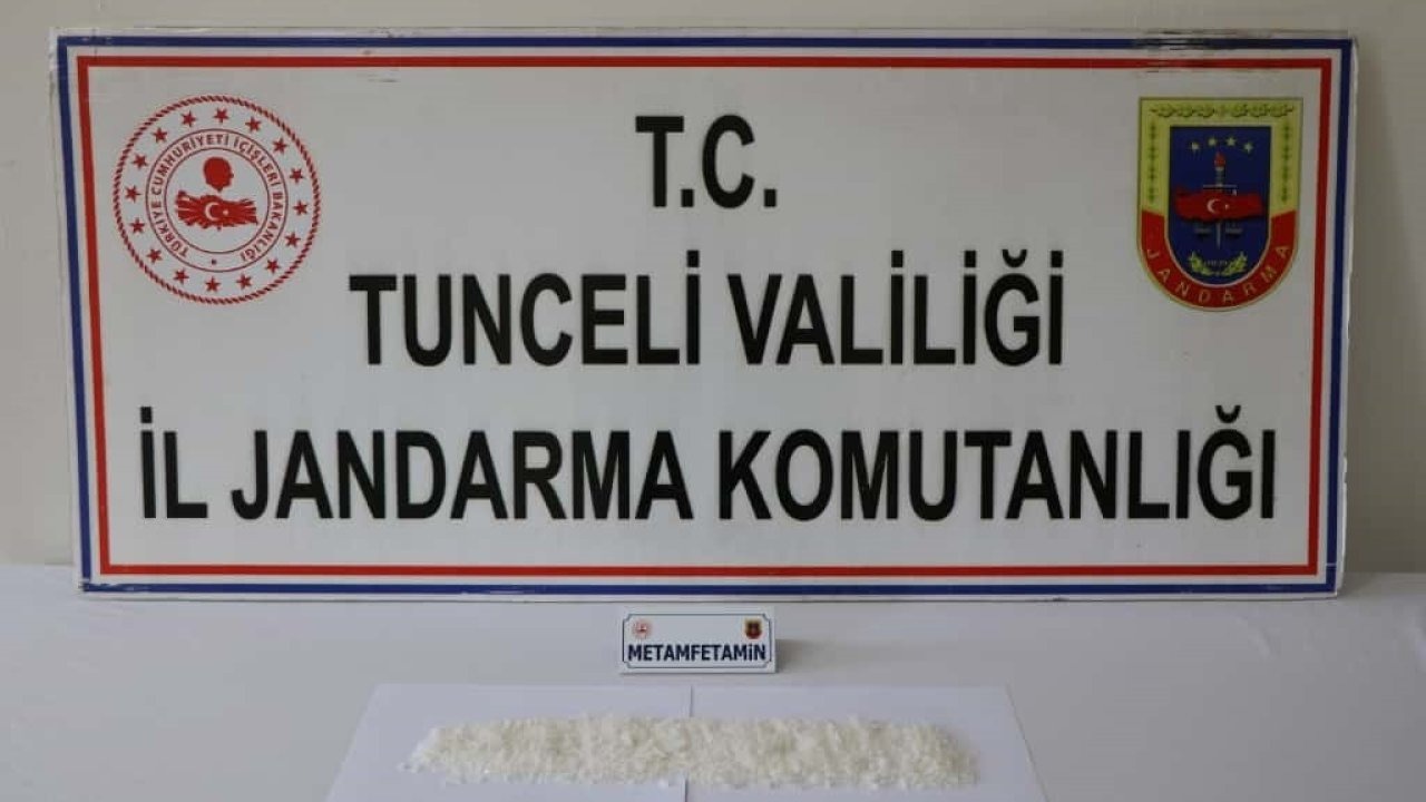 Tunceli’de metamfetamin operasyonu: 3 bin içimlik uyuşturucu ele geçirildi