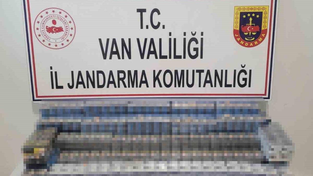 Van’da bin 314 paket kaçak sigara ele geçirildi
