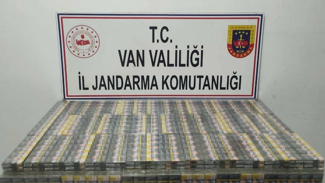 Van’da bin 980 paket kaça sigara ele geçirildi