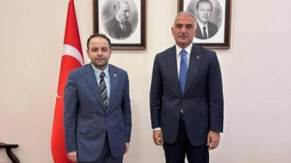 Vekil Koç'tan Kültür ve Turizm Bakanı Ersoy'a ziyaret