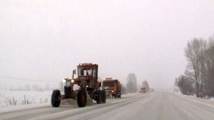 Erzincan’ın yüksek kesimlerinde kar yağışı etkili oldu