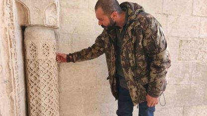 Tunceli’de 621 yıllık tarihi cami ve denge sütunları görselliğiyle göz kamaştırıyor