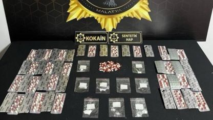 Malatya’da uyuşturucu operasyonu: 3 tutuklama