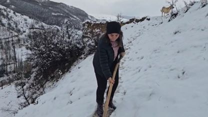 Erzincan’ın yüksek kesimleri beyaza büründü