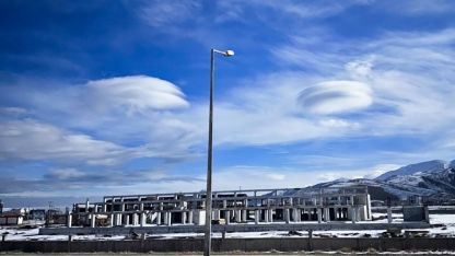 Bitlis semalarında lentiküler bulut görüntülendi