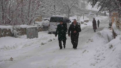 Bitlis’te yağan kar 180 köy yolunu ulaşıma kapattı