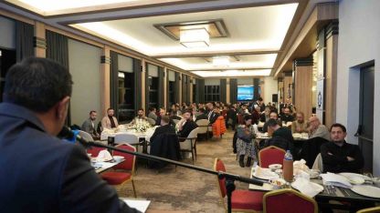 Sarıkamış’ta ortak akıl buluşması: Kars TSO üyeleriyle bir arada