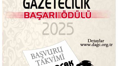 DAGC gazetecileri ödüllendirecek