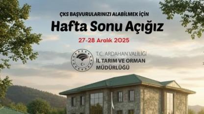 Ardahan’da Çiftçiler İçin Müdürlükler hafta sonu açık