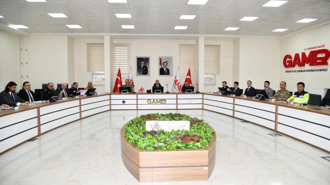 Ardahan’da güvenlik masaya yatırıldı