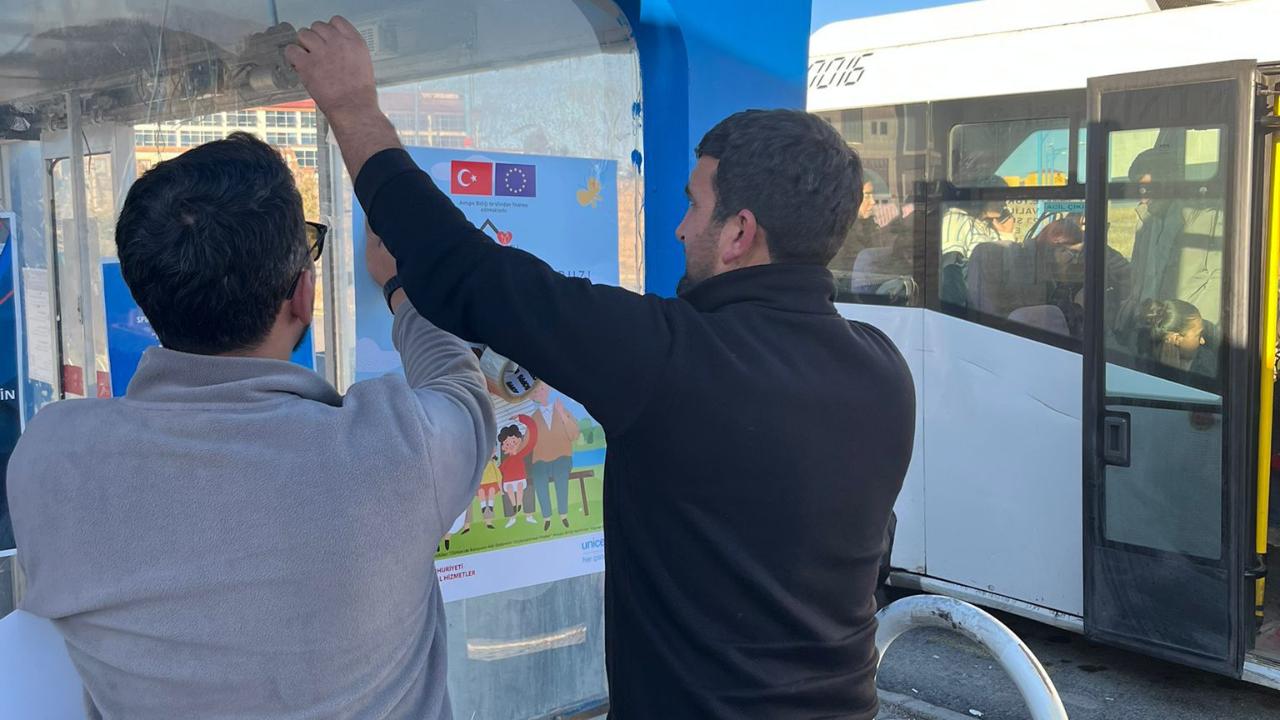 Ardahan’da toplu taşımada koruyucu aile farkındalığı