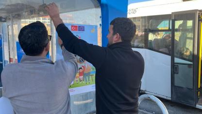 Ardahan’da toplu taşımada koruyucu aile farkındalığı