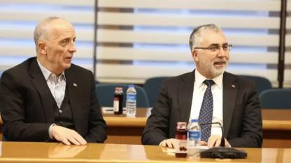Asgari ücret komisyonu öncesi sürpriz! Bakan Işıkhan, TÜRK-İŞ Başkanı ile görüştü