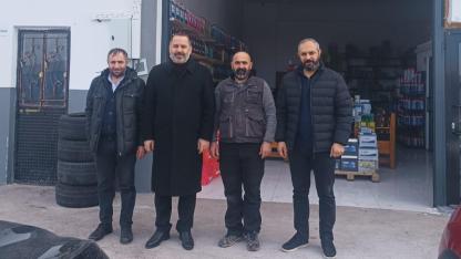 Başkan Aydın’dan esnafa gönül ziyareti