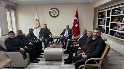 CHP heyeti Demirci’yle görüştü