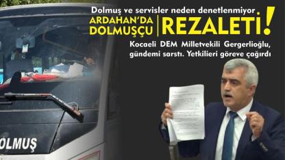 Dolmuş şoförleri Ardahan’ı ayağı kaldırdı!