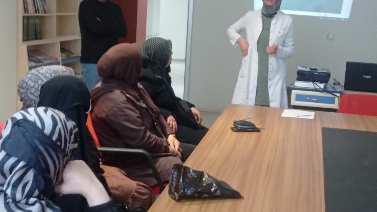 Elazığ’da vatandaşlara sağlık bilgilendirmesi